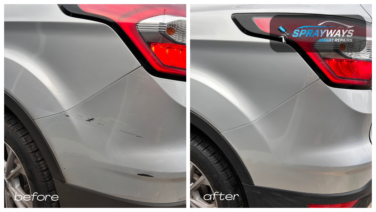 Before and after SMART repair example 9