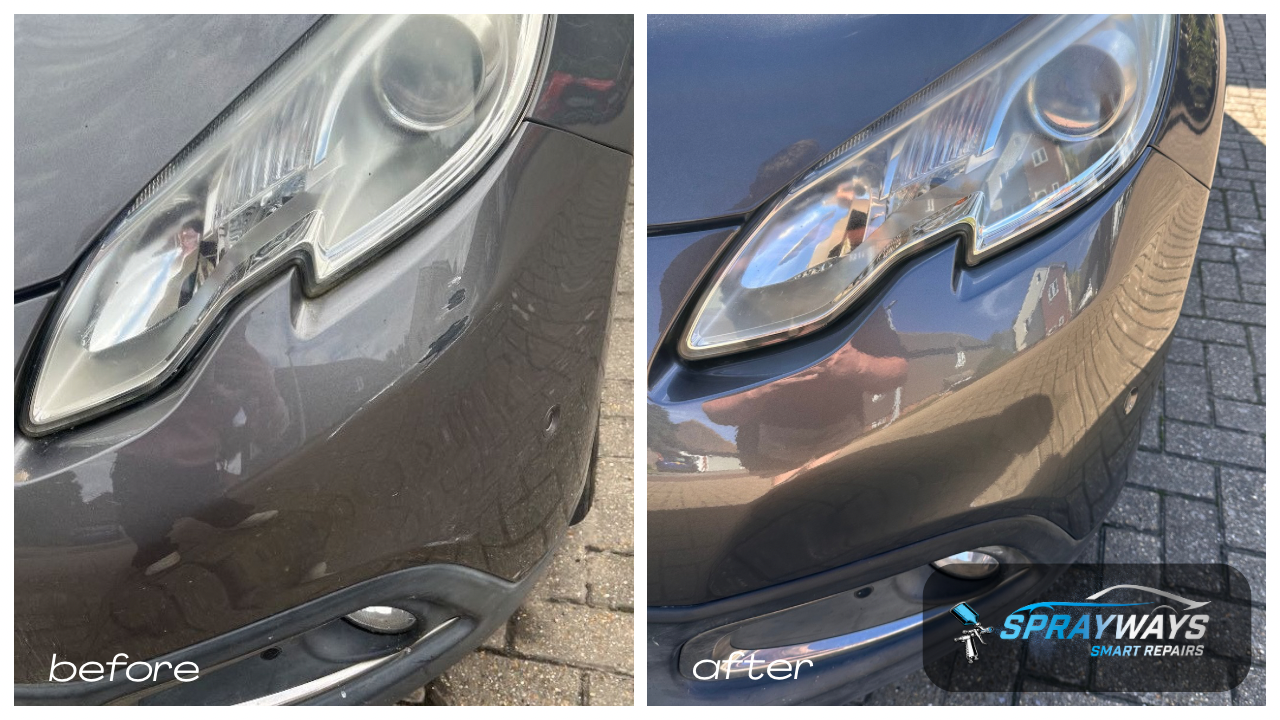 Before and after SMART repair example 11