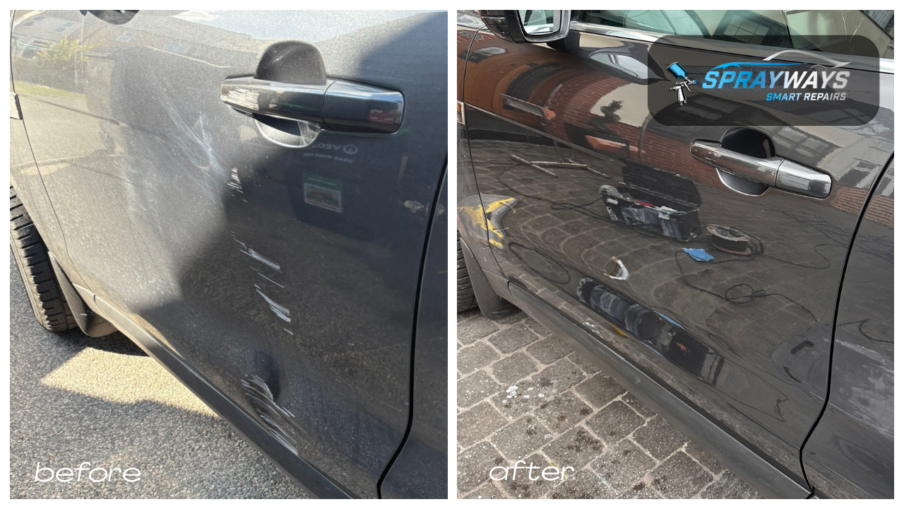 Before and after SMART repair example 10