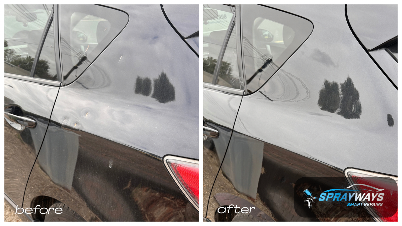 Before and after SMART repair example 8