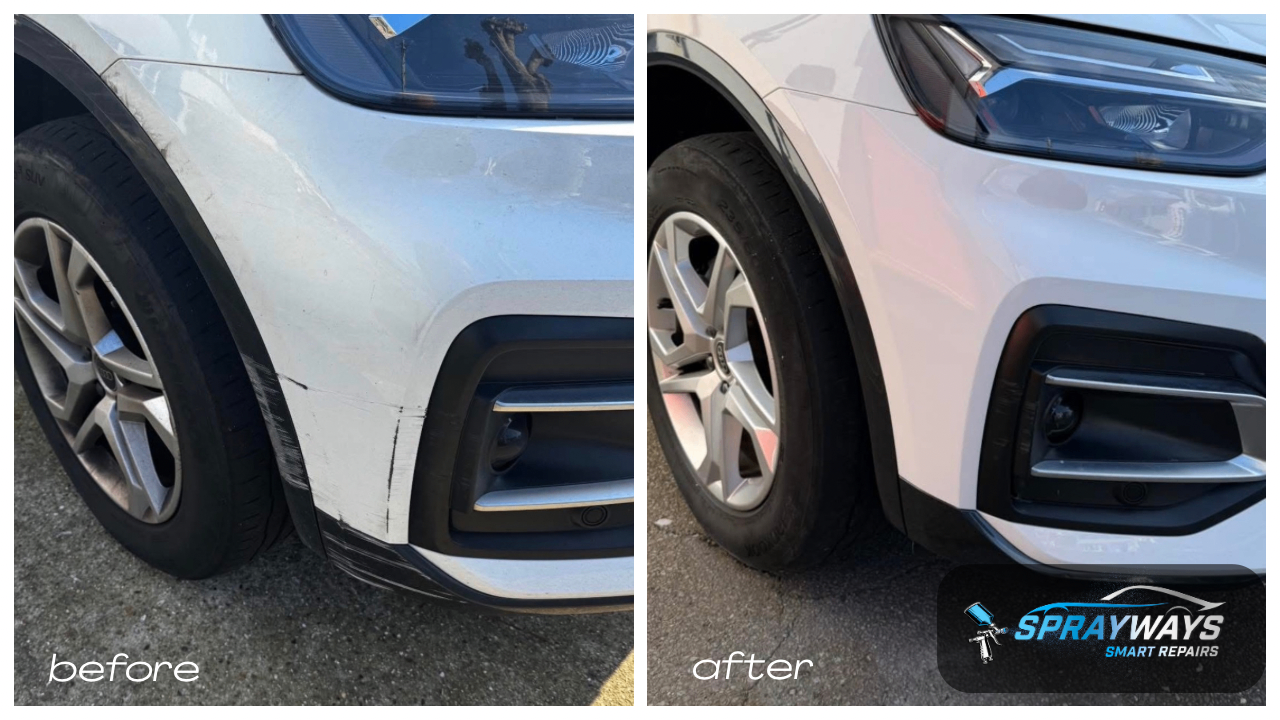 Before and after SMART repair example 2