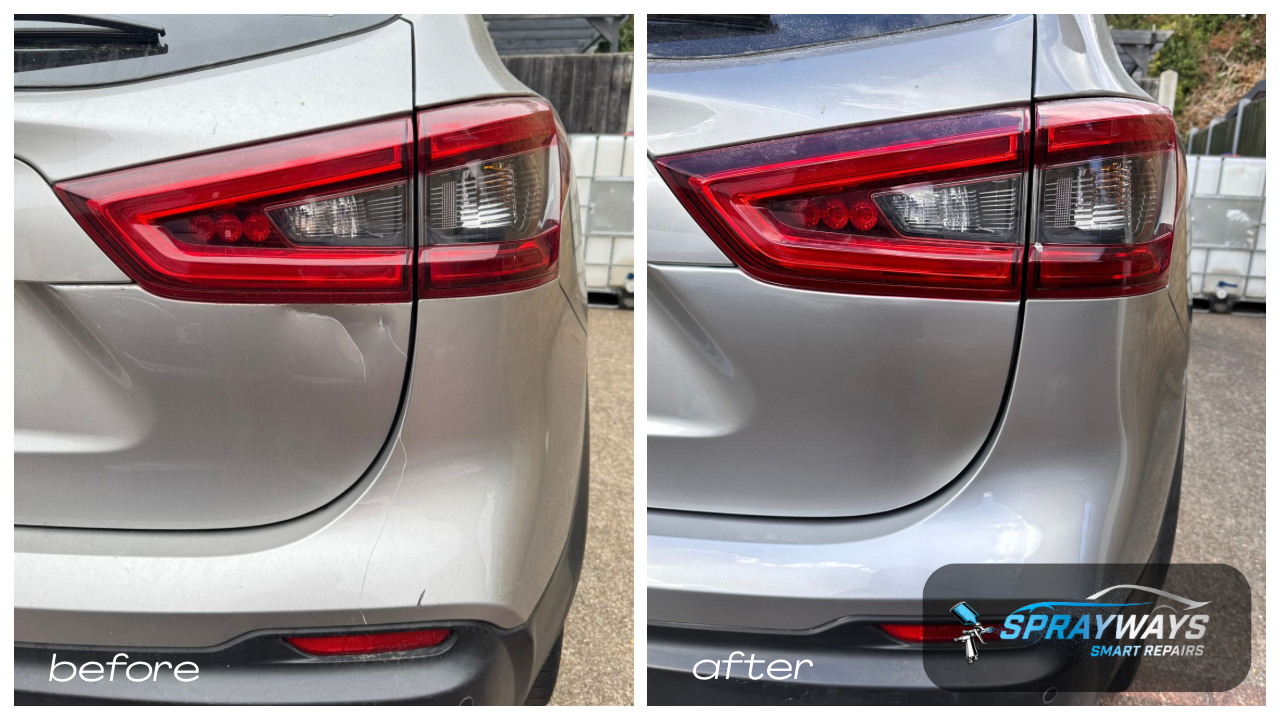 Before and after SMART repair example 13